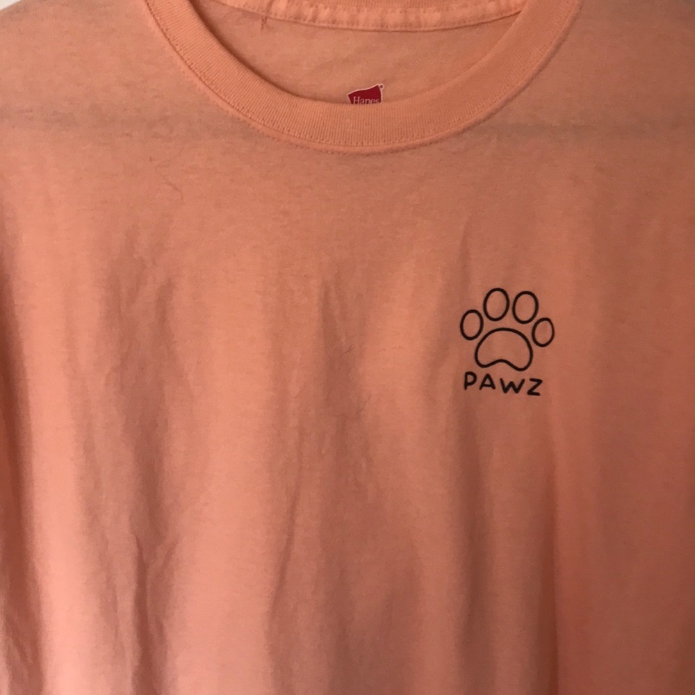 PAWZ pre shrunk cotton short sleeve T-shirt